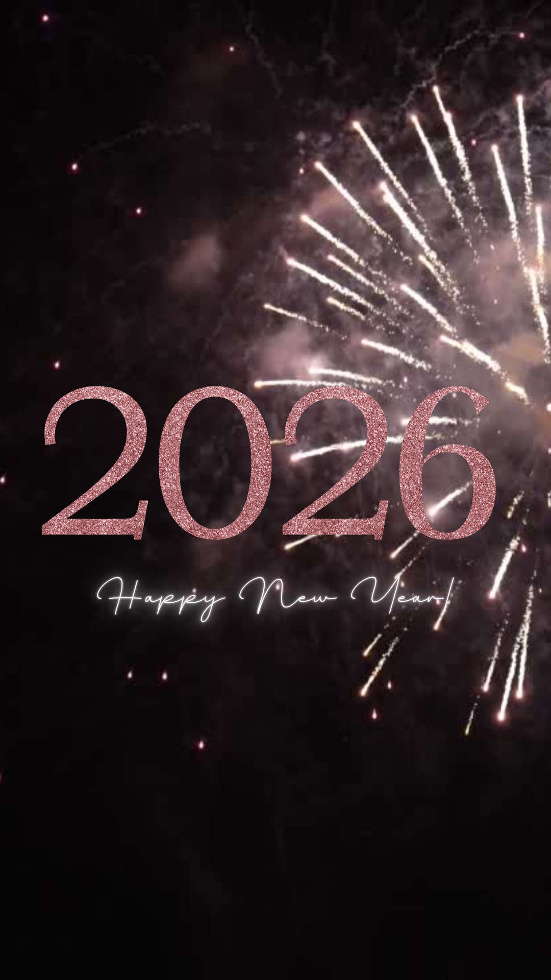 2026 Happy New Year Greeting Card GIF
