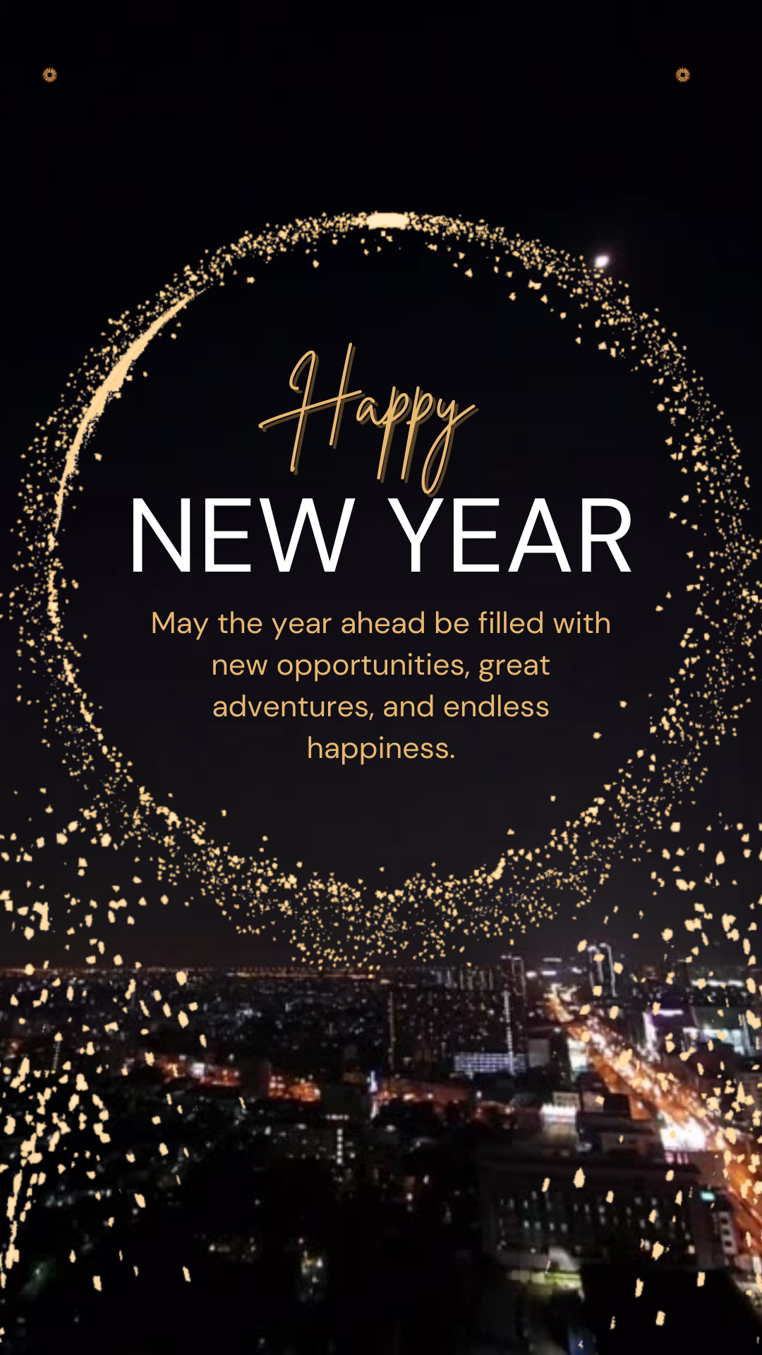 Festive New Year Greeting Card GIF