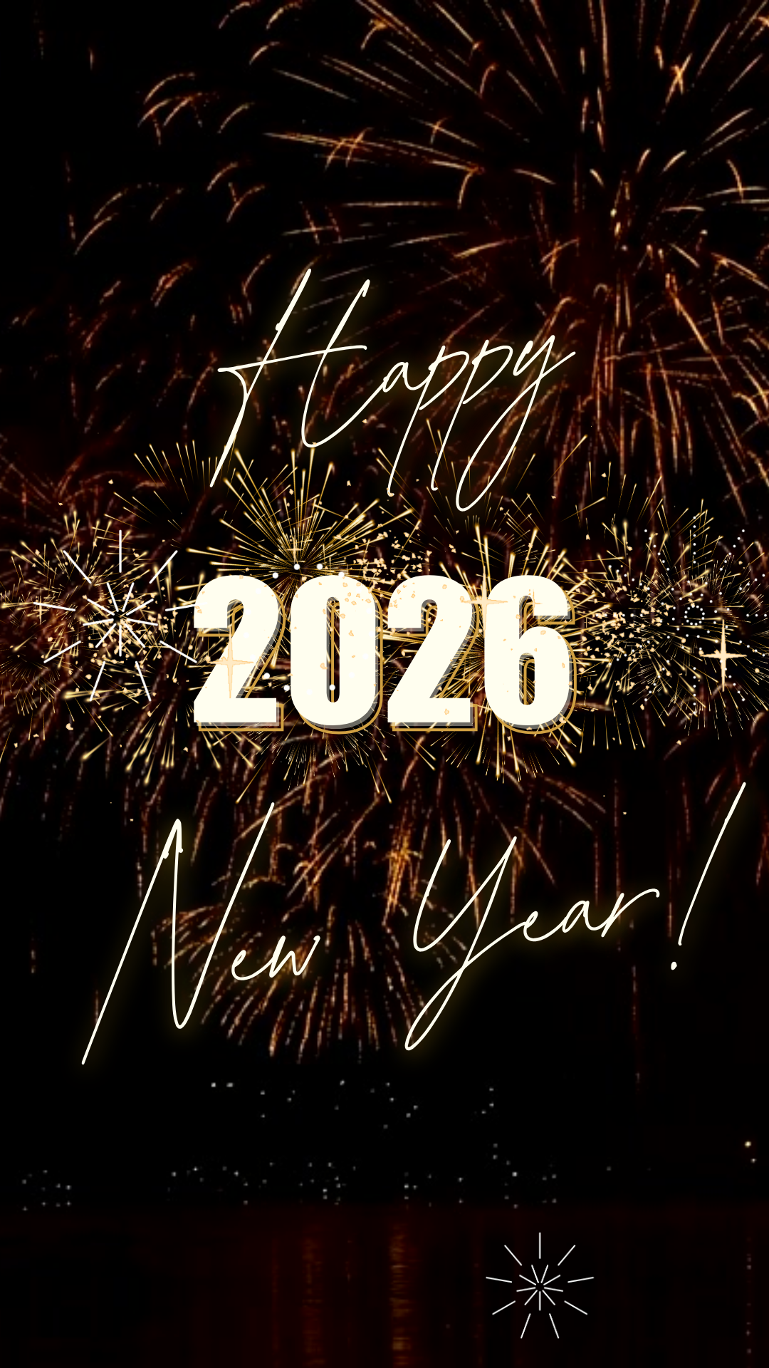 2026 New Year Fireworks gif