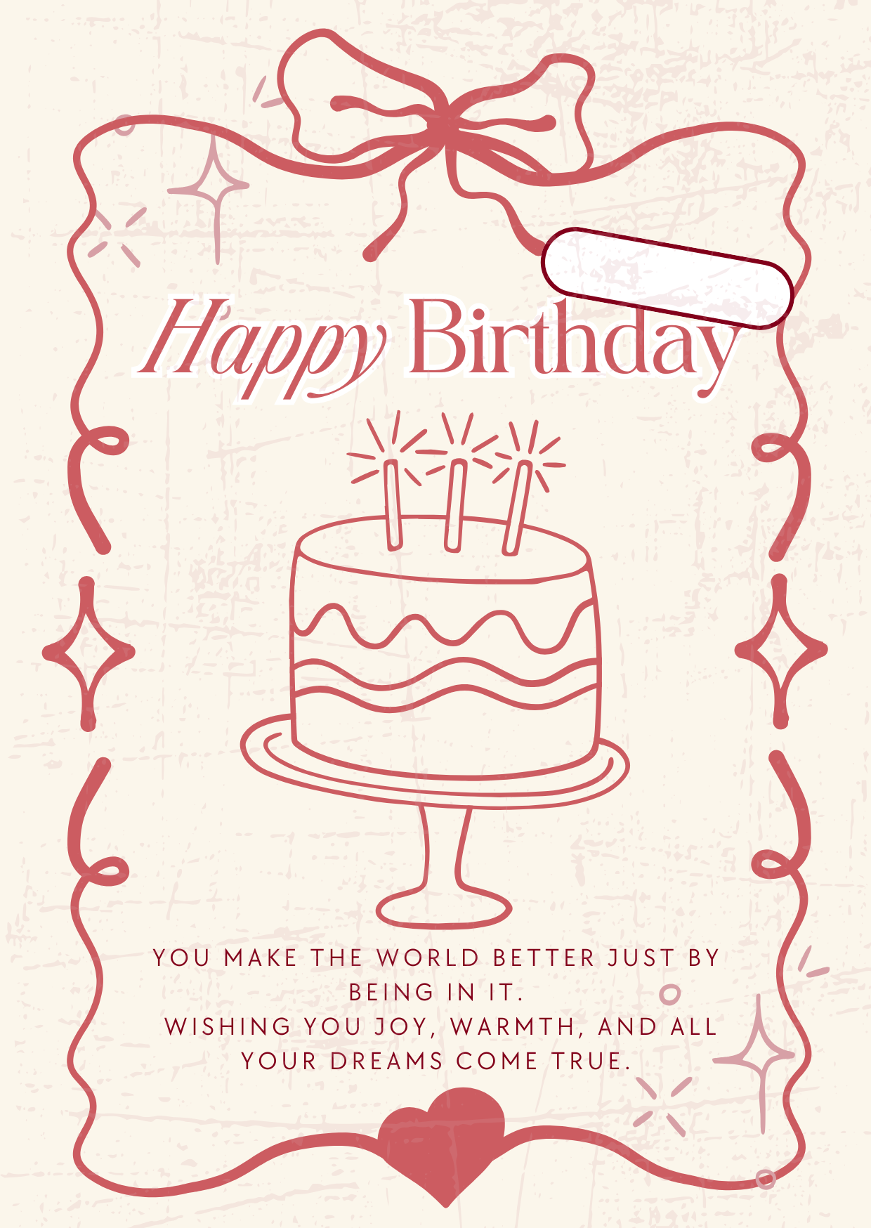Birthday Greeting Card