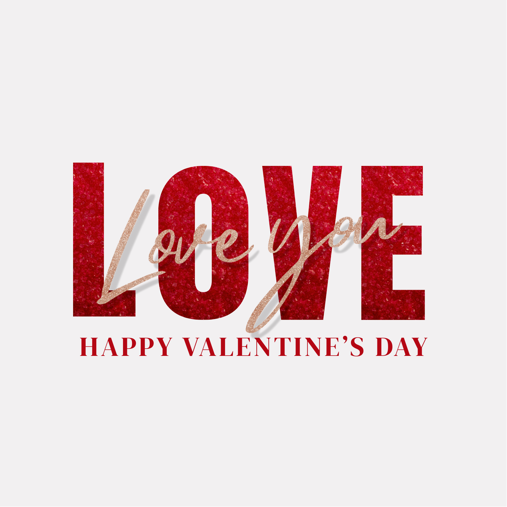 Valentine's Day Love Greeting Card