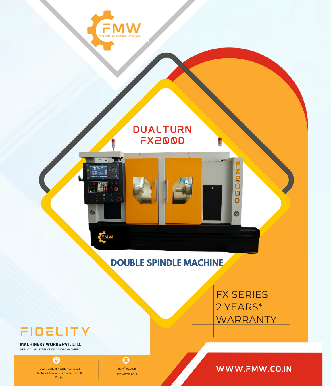 DUALTURN FX200D Dual Spindle Machine