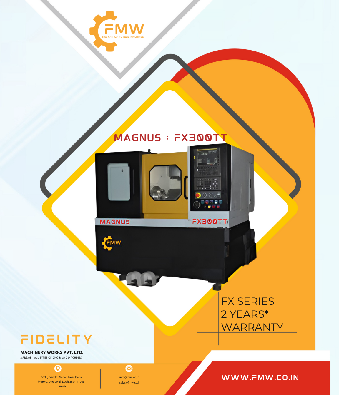 MAGNUS FX300TT CNC Turning Center