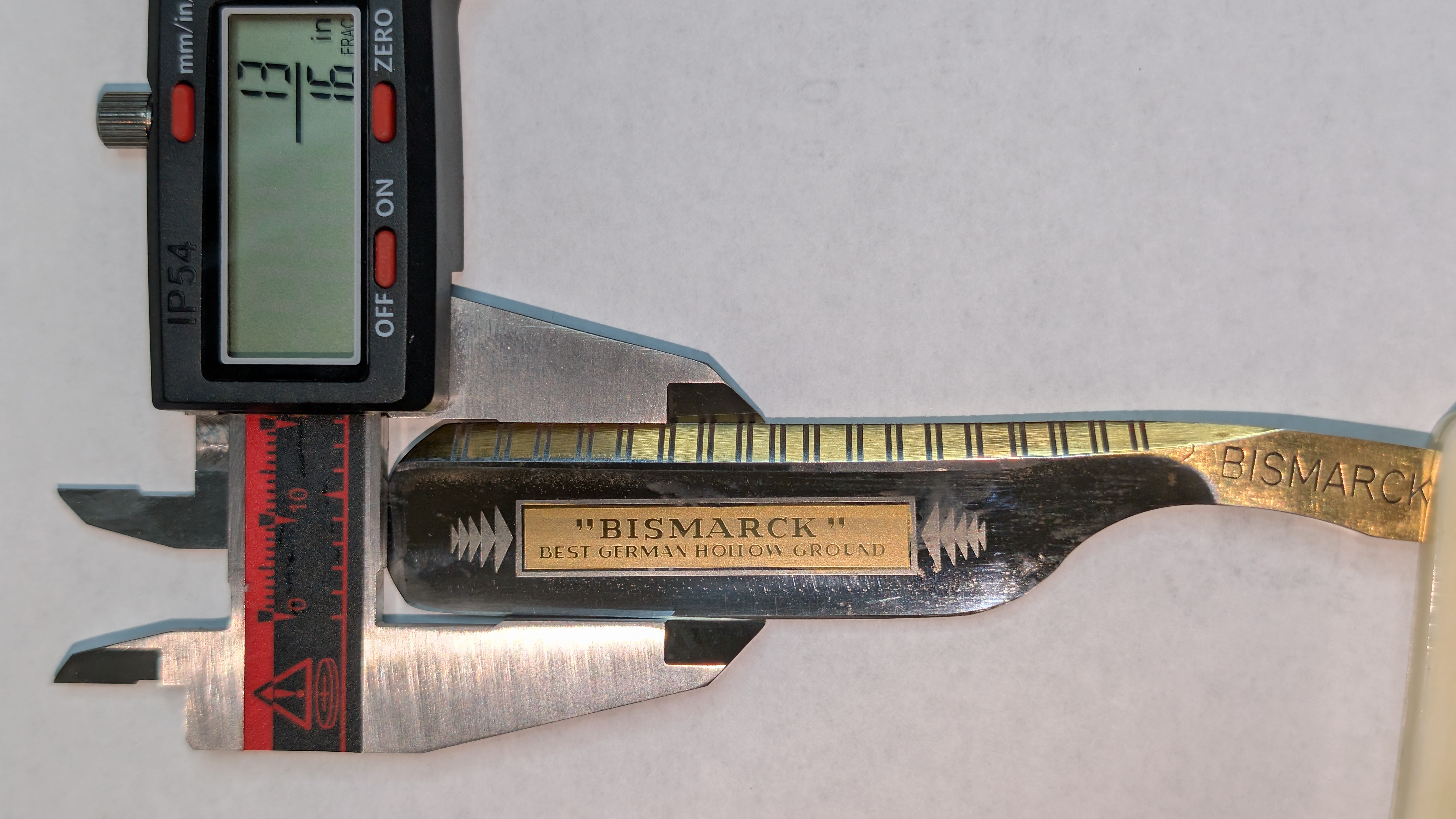 Vintage Bismarck Hollow Ground