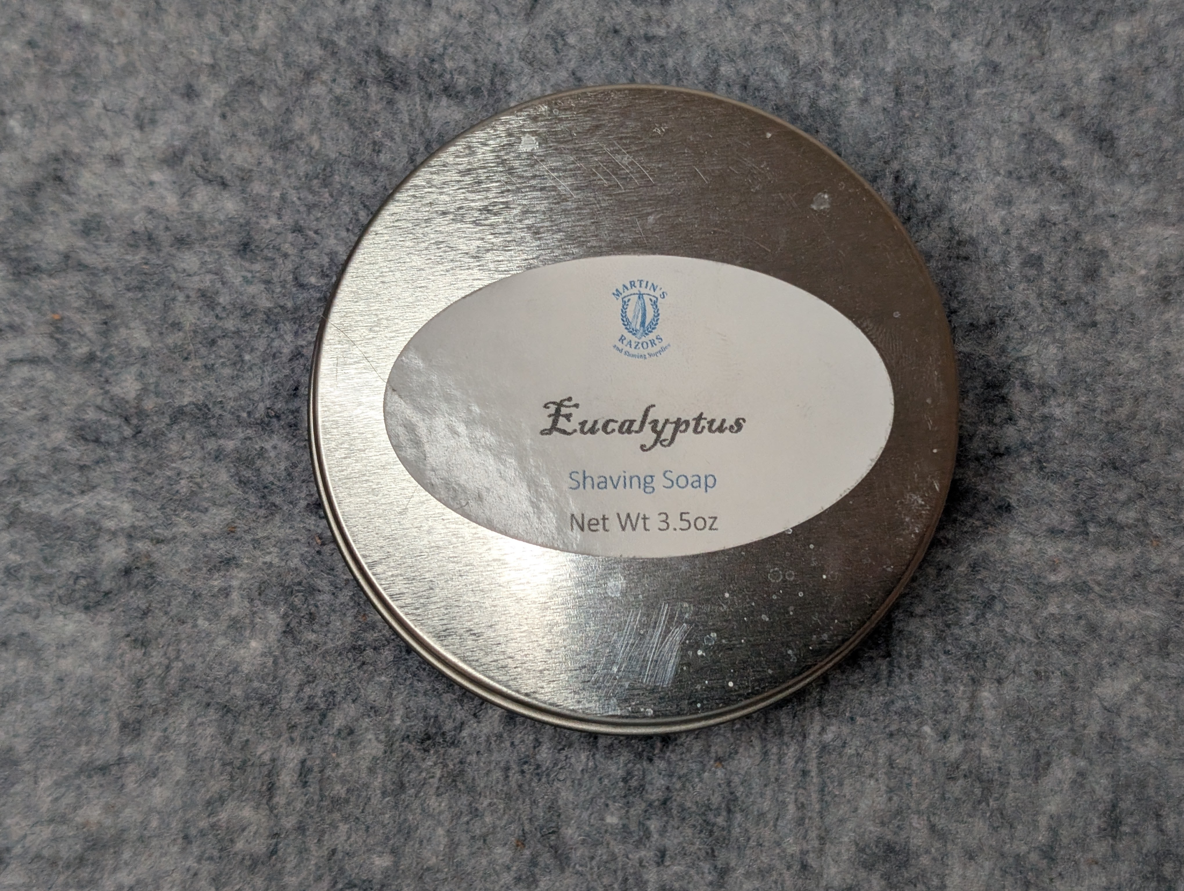 Eucalyptus Scented Shaving Soap
