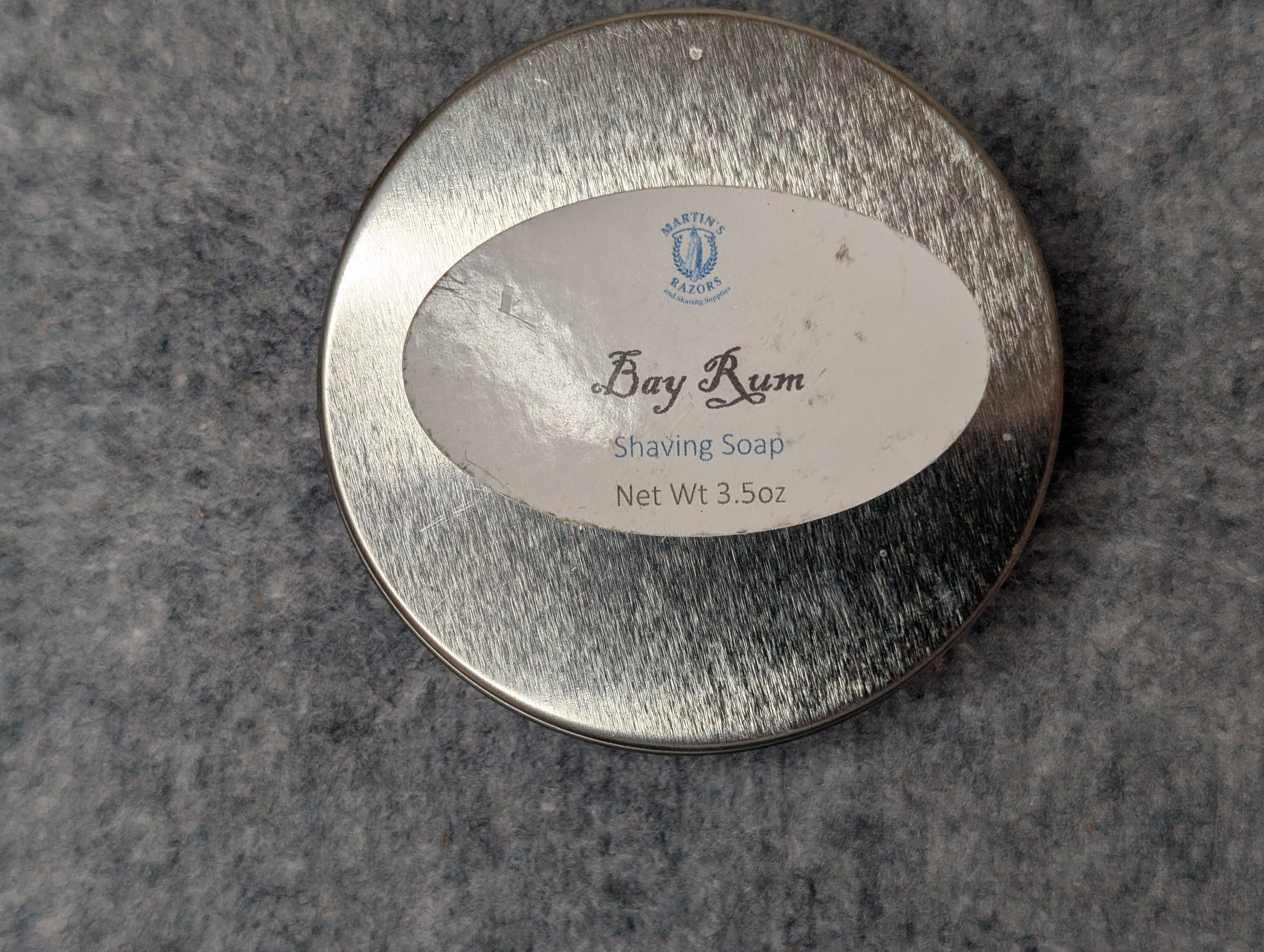 Bay Rum Scented Shaving Soap