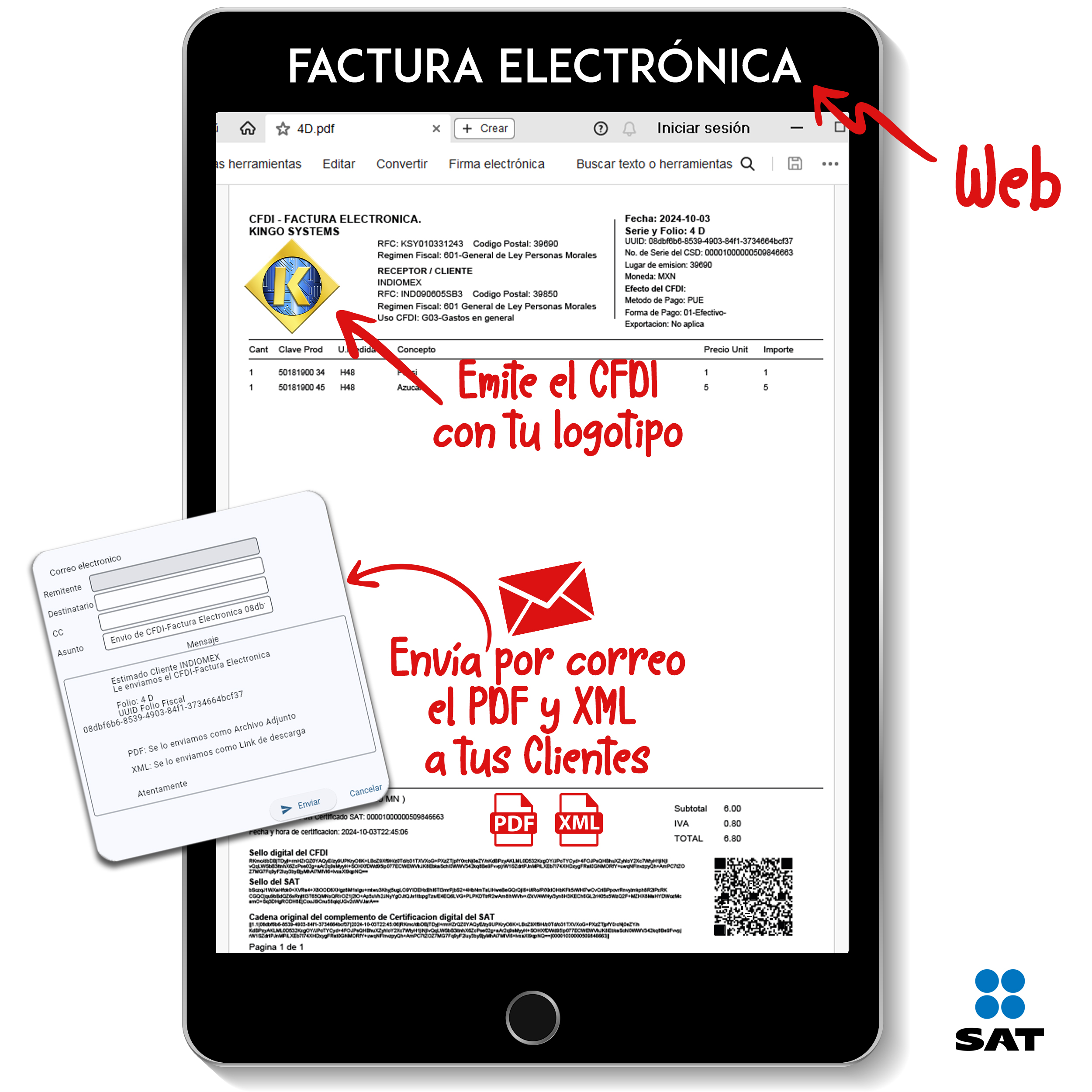 Factura Electronica + Punto De Venta. Maineserp 100% Web