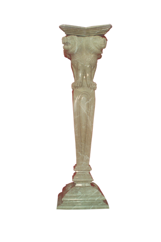 Marble Lion Pedestal
