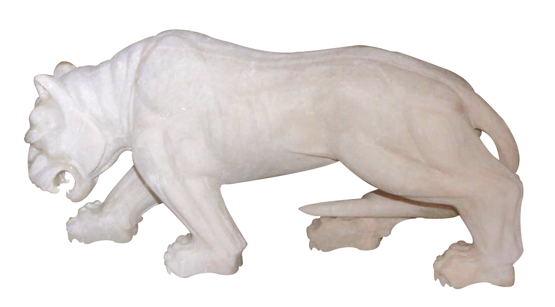 Marble Tiger Sculpture