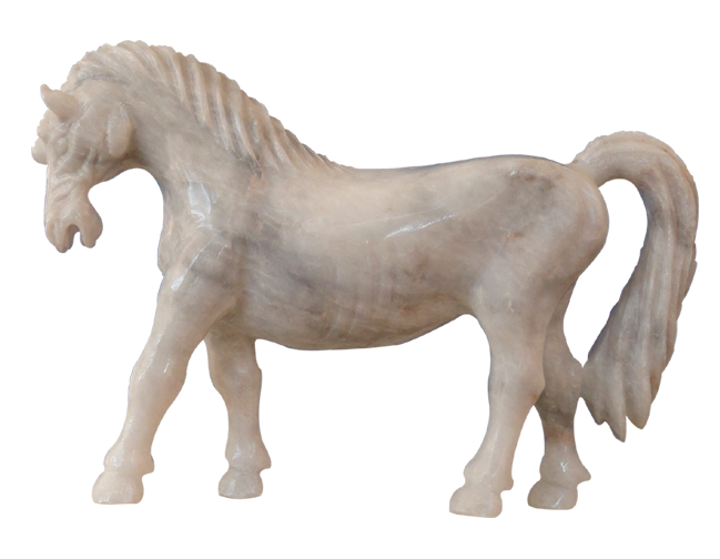 Marble Horse Sculpture