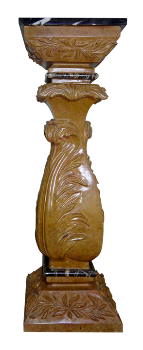 Ornate Marble Pedestal