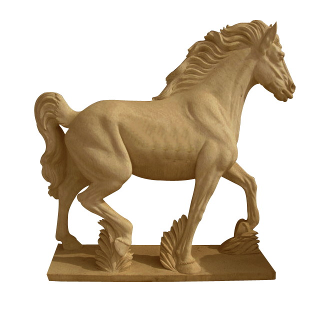 Sandstone Horse Statue