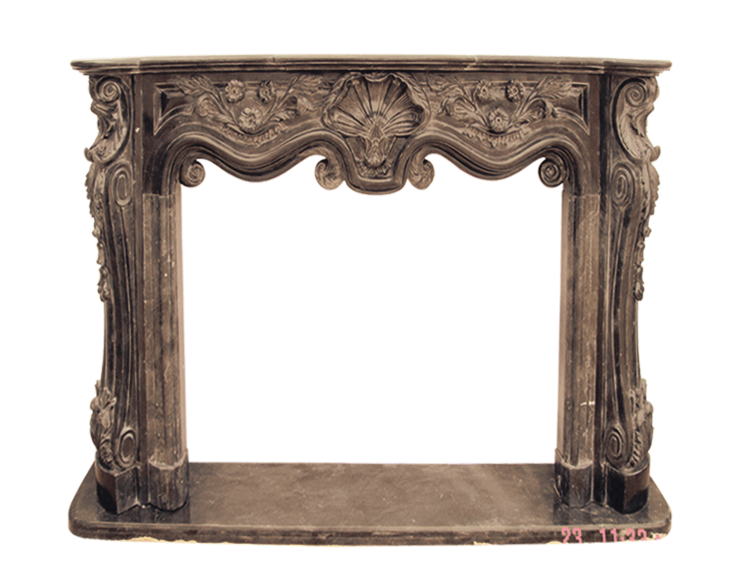 Antique Carved Fireplace Mantel