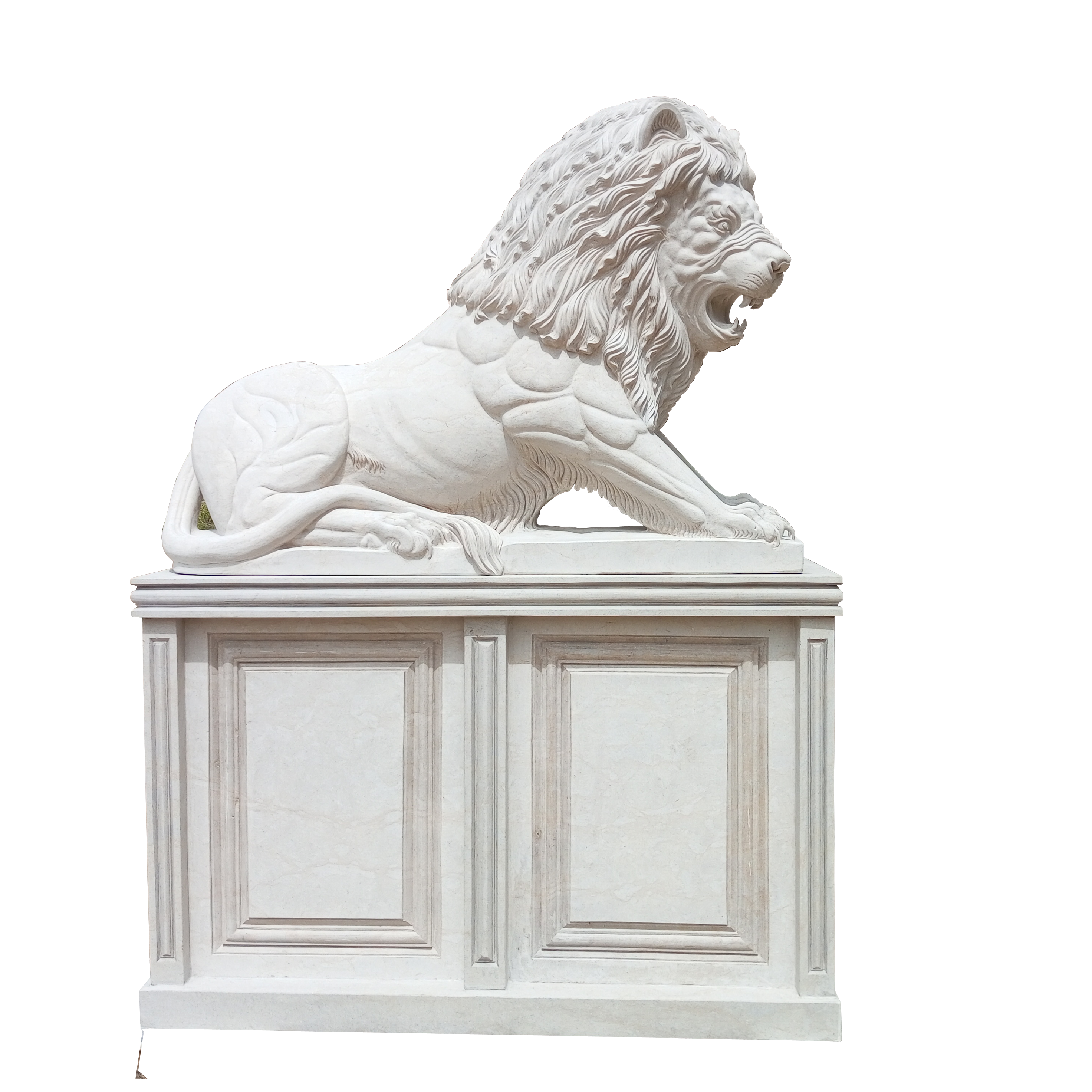 Marble Lion Sculpture