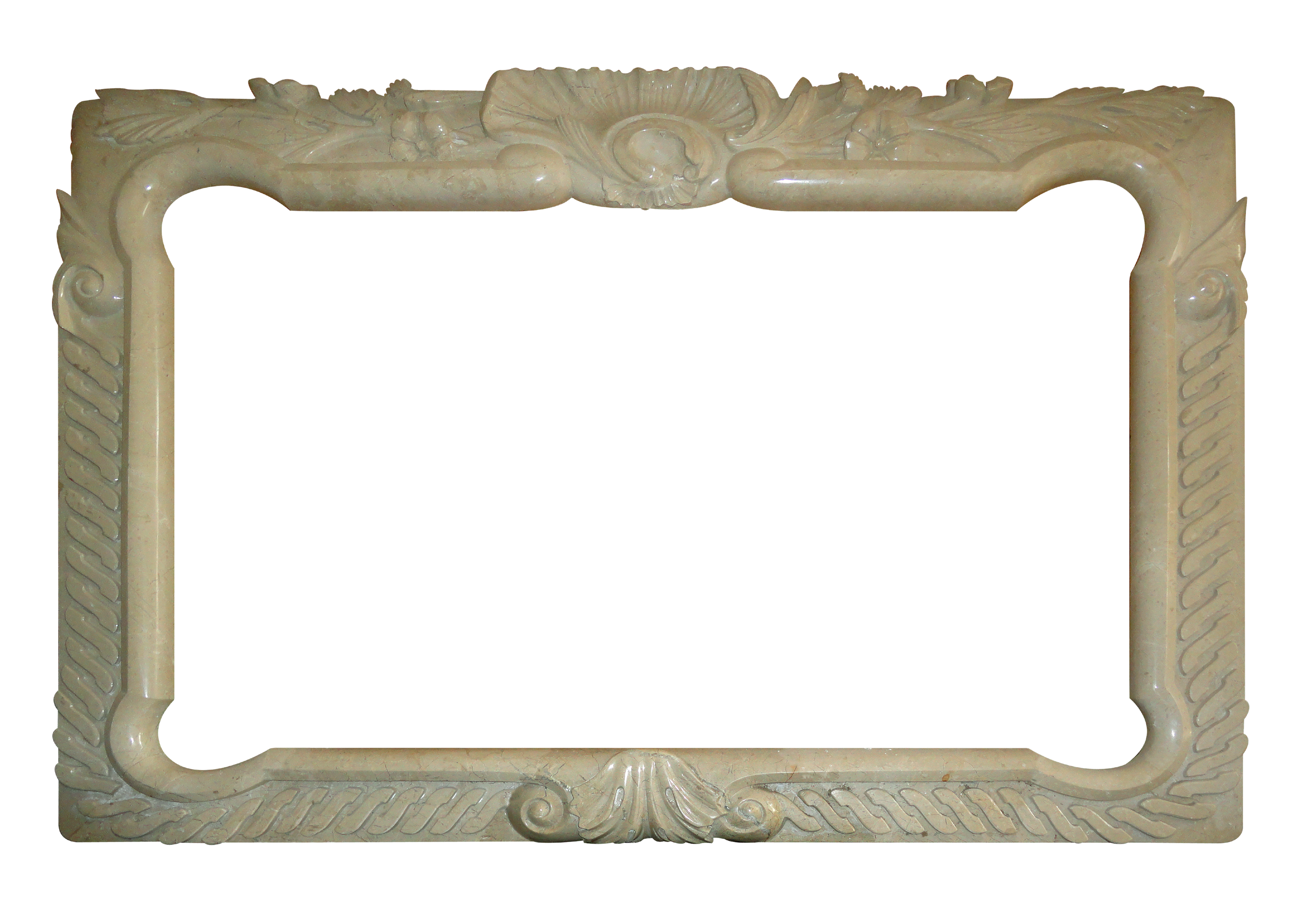 Ornate Marble Picture Frame