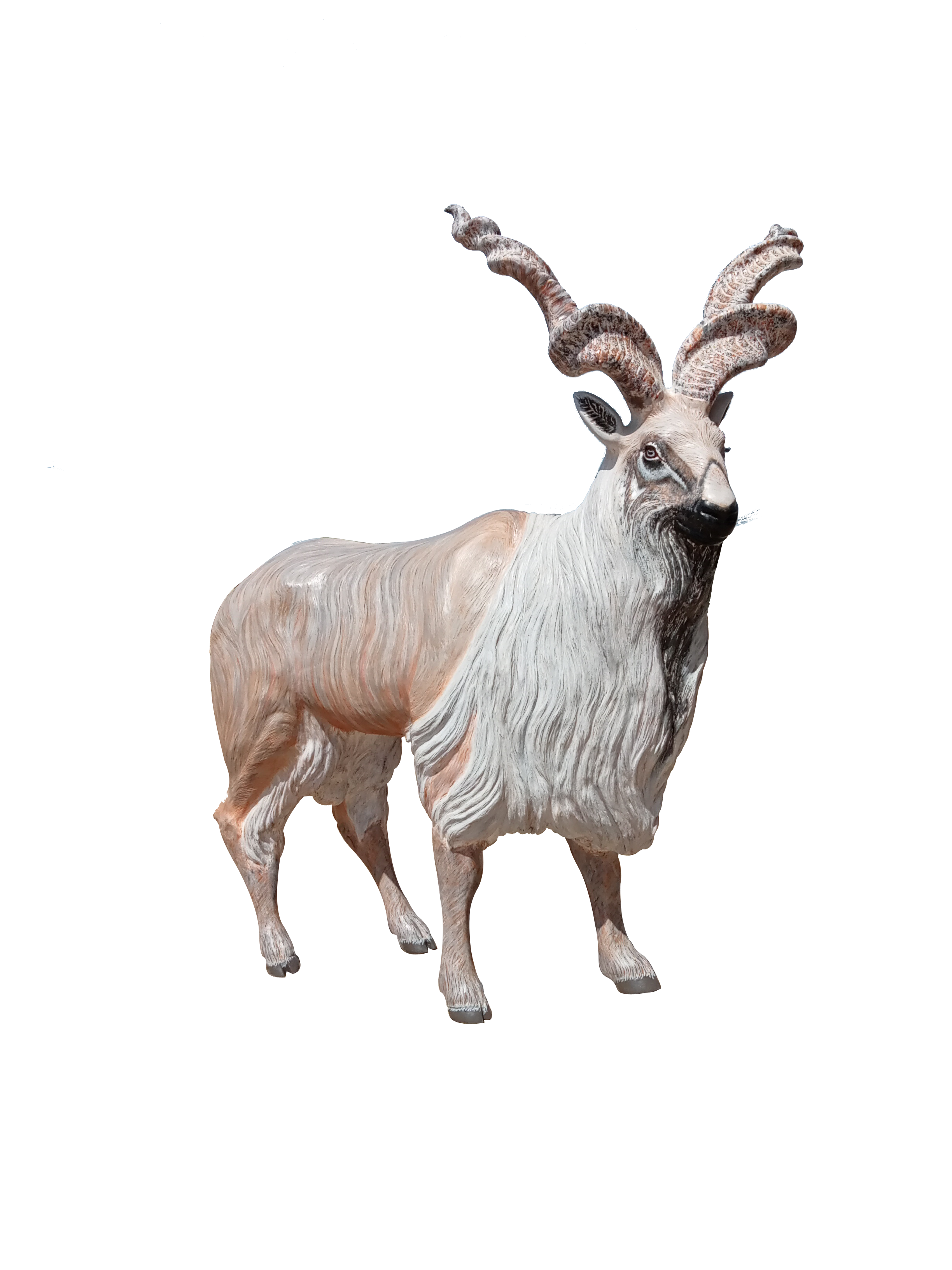 Markhor Figurine Artificial Marble