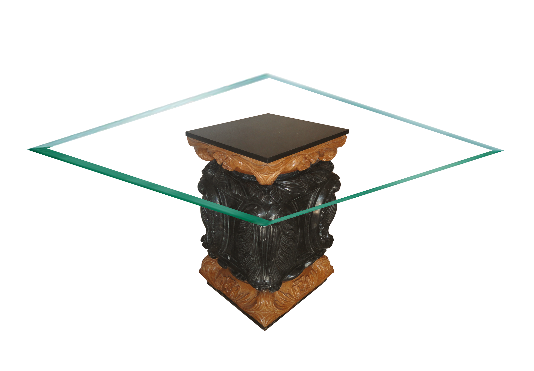 Glass-top Coffee Table