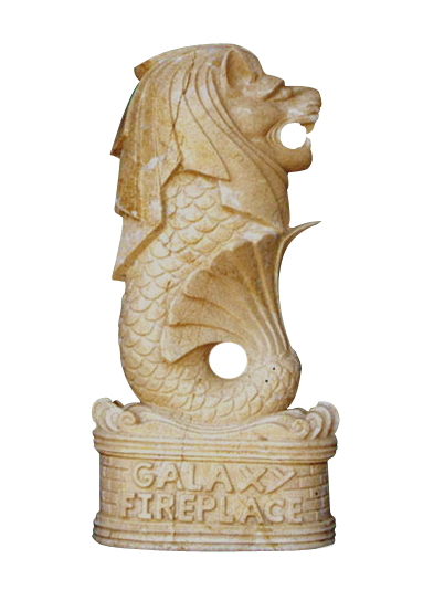 Merlion Stone Sculpture