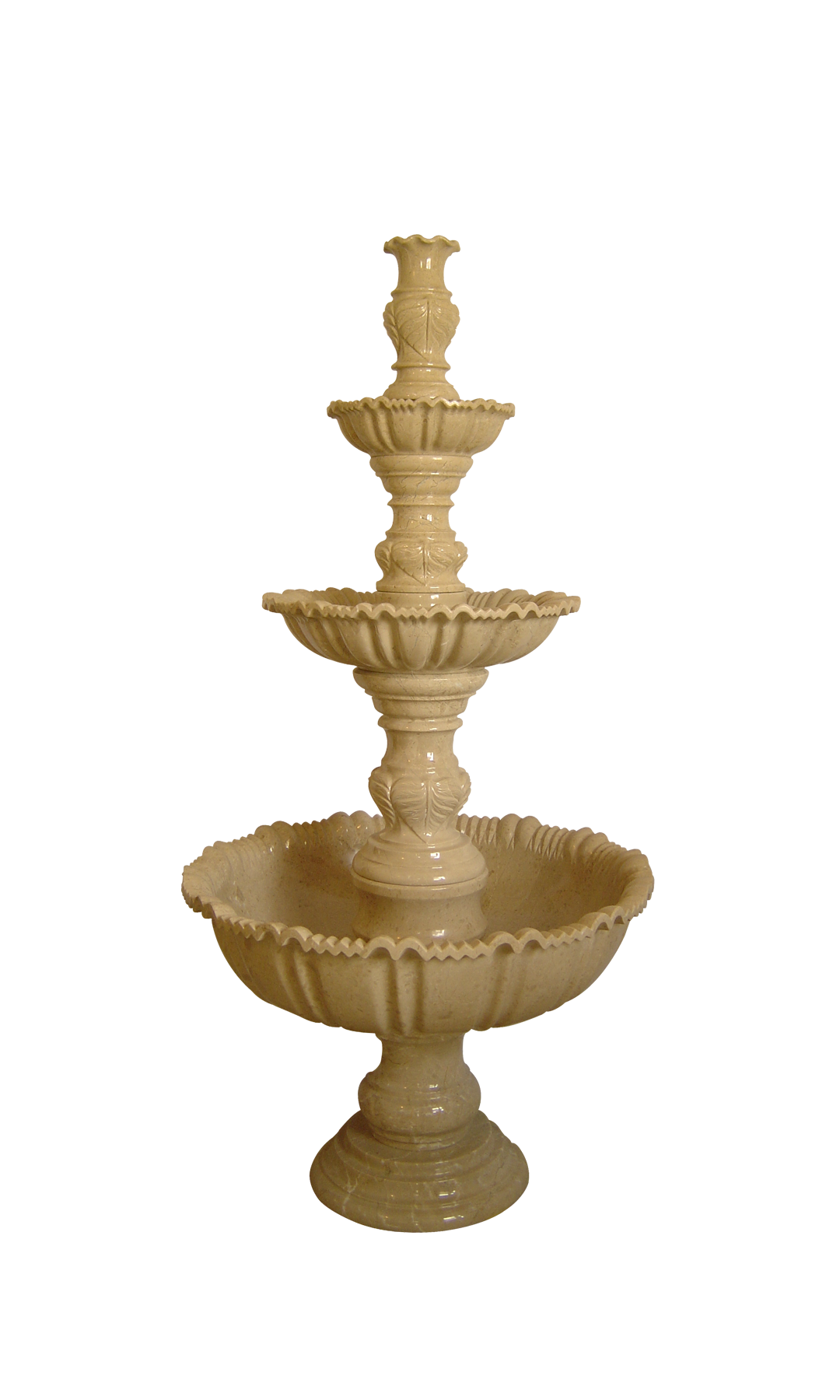 Three-tiered decorative Marble fountain