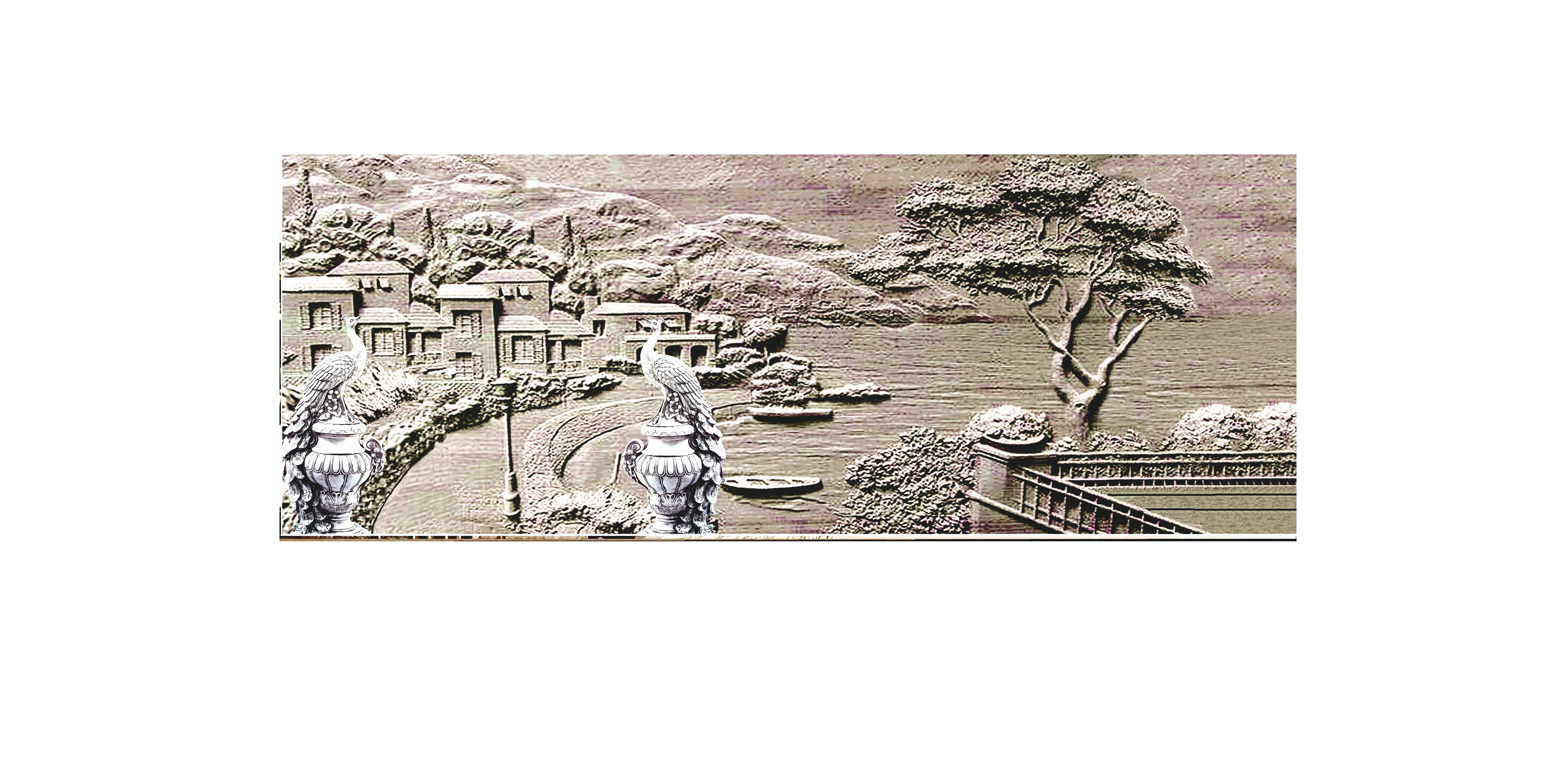 Engraved Decorative Wall Panel