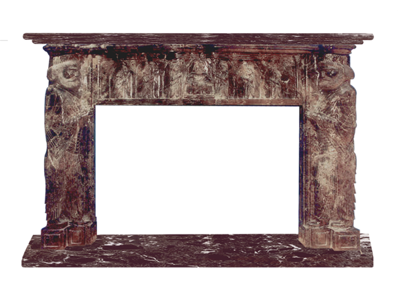 Antique Marble Fireplace Surround