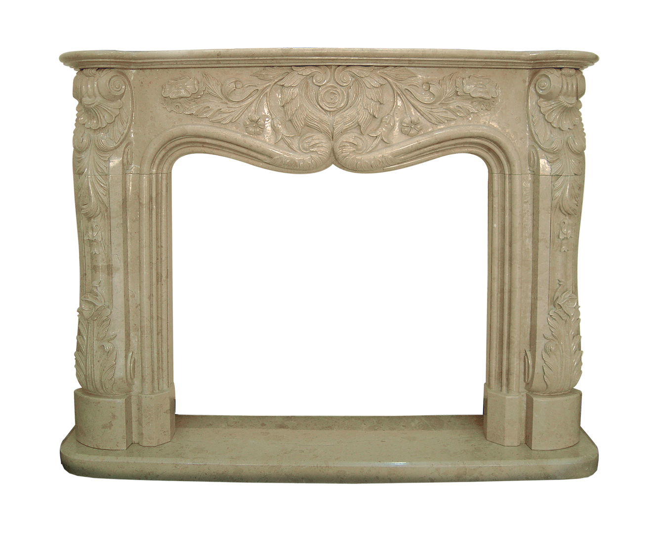 Ornate Marble Fireplace Surround