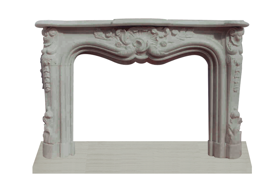 Ornate Marble Fireplace Surround