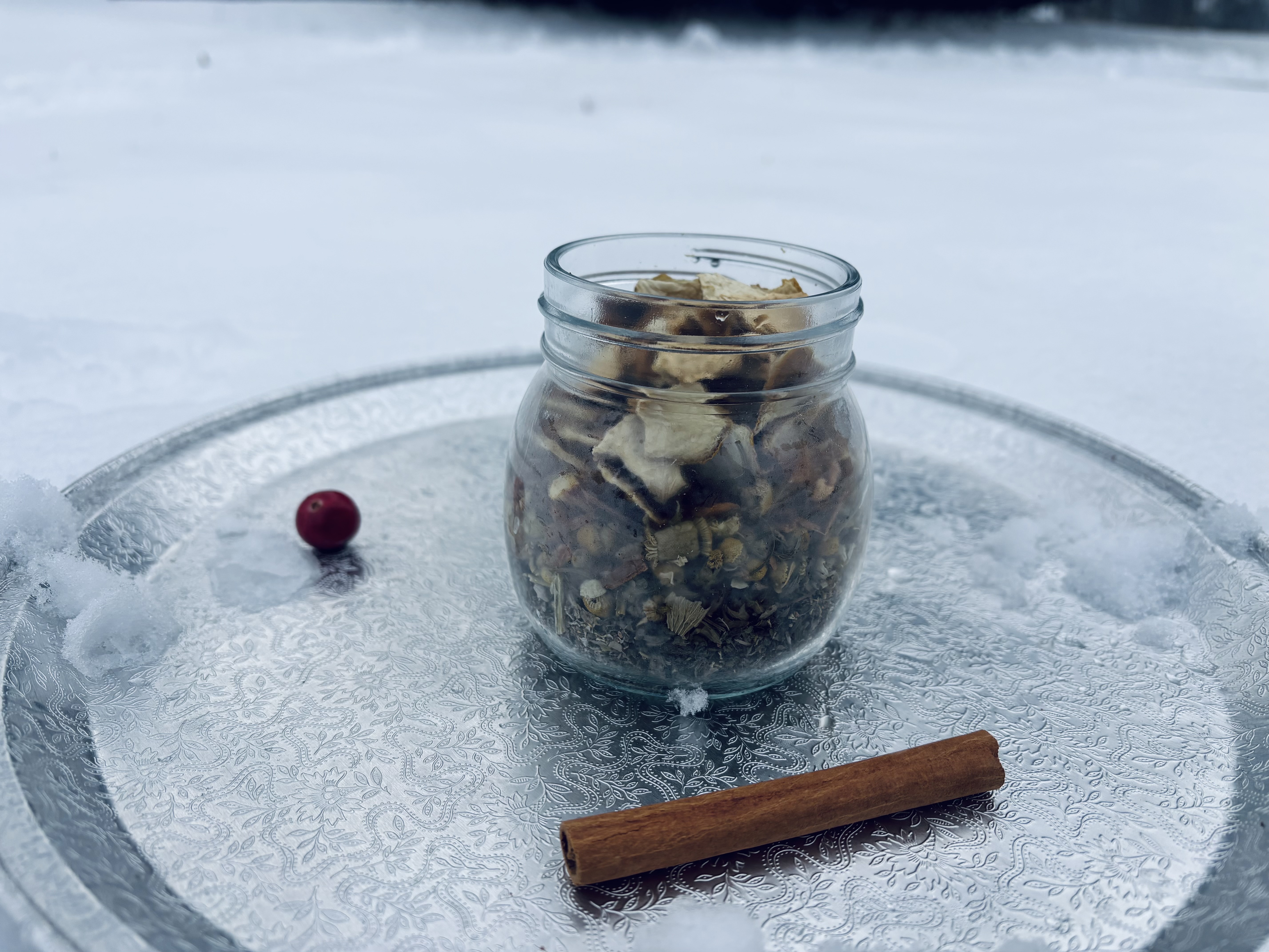 Calming Lemon-Chamomile Herbal Tea Blend