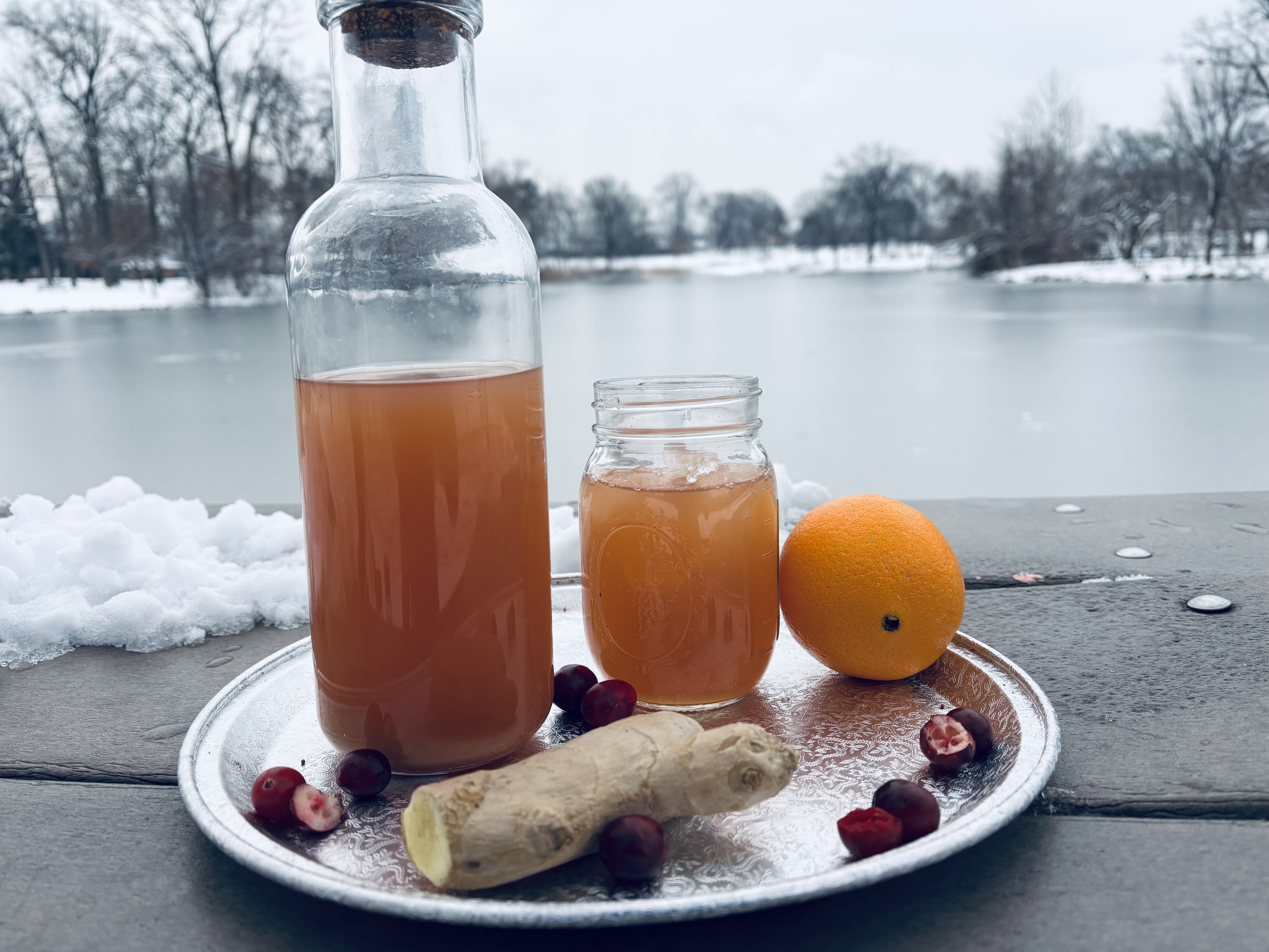 Cranberry Pineapple Ginger Juice Blend