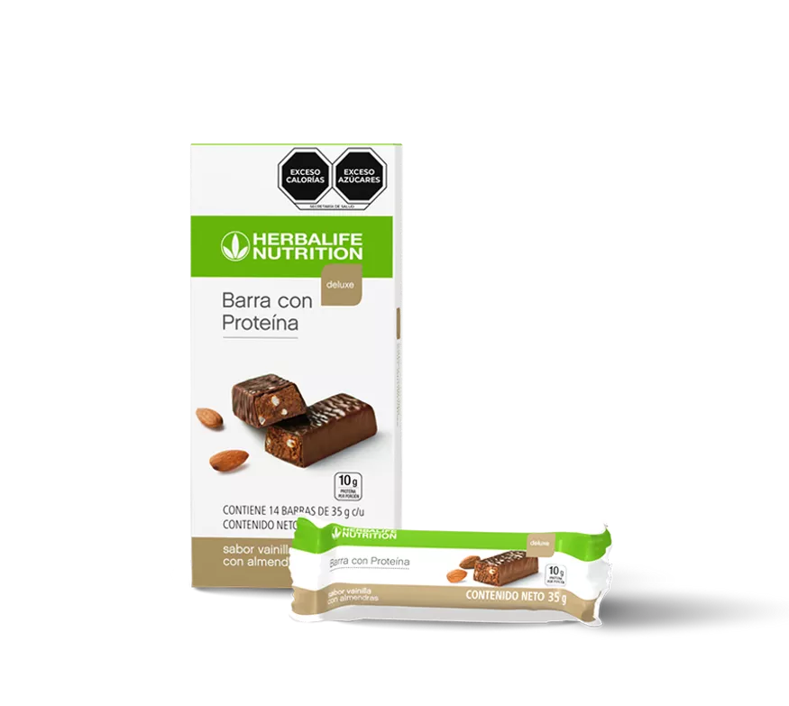 Barra Deluxe con Proteína - Vainilla con Almendras