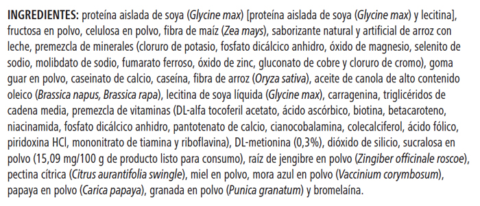Herbalife® Número 1 Polvo para Preparar Batido sabor arroz con leche 550 g