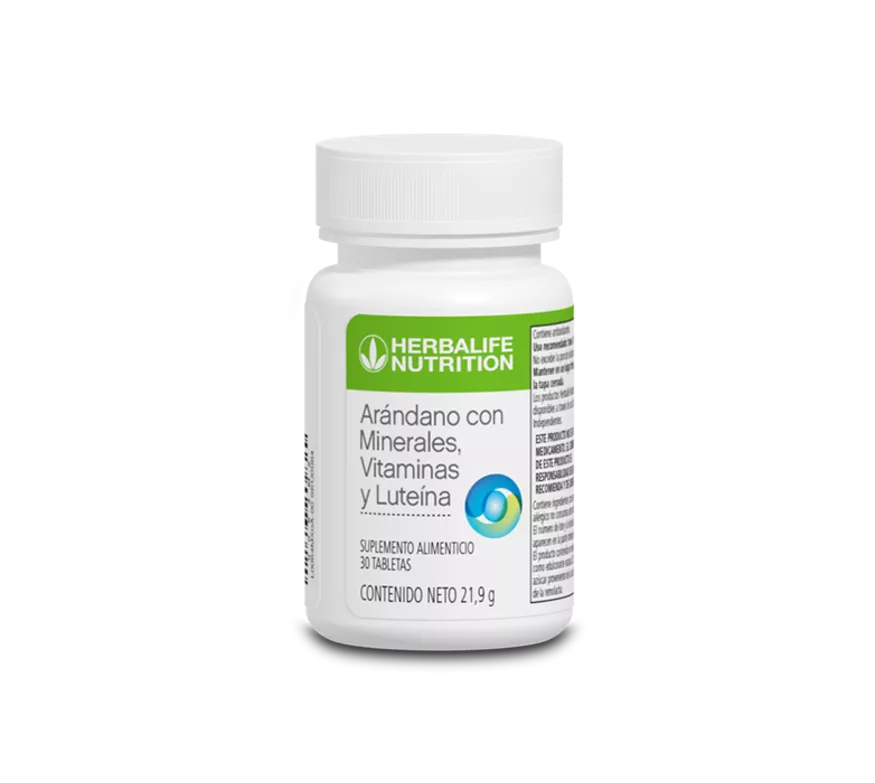 Arándano con minerales, vitaminas y luteína