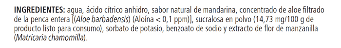 Herbal Aloe Concentrado sabor mandarina 473 ml