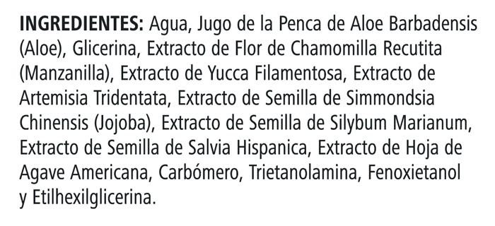 Herbal Aloe Gel Corporal con Aloe