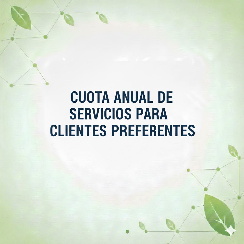 Cuota anual de Servicios para Clientes Preferentes