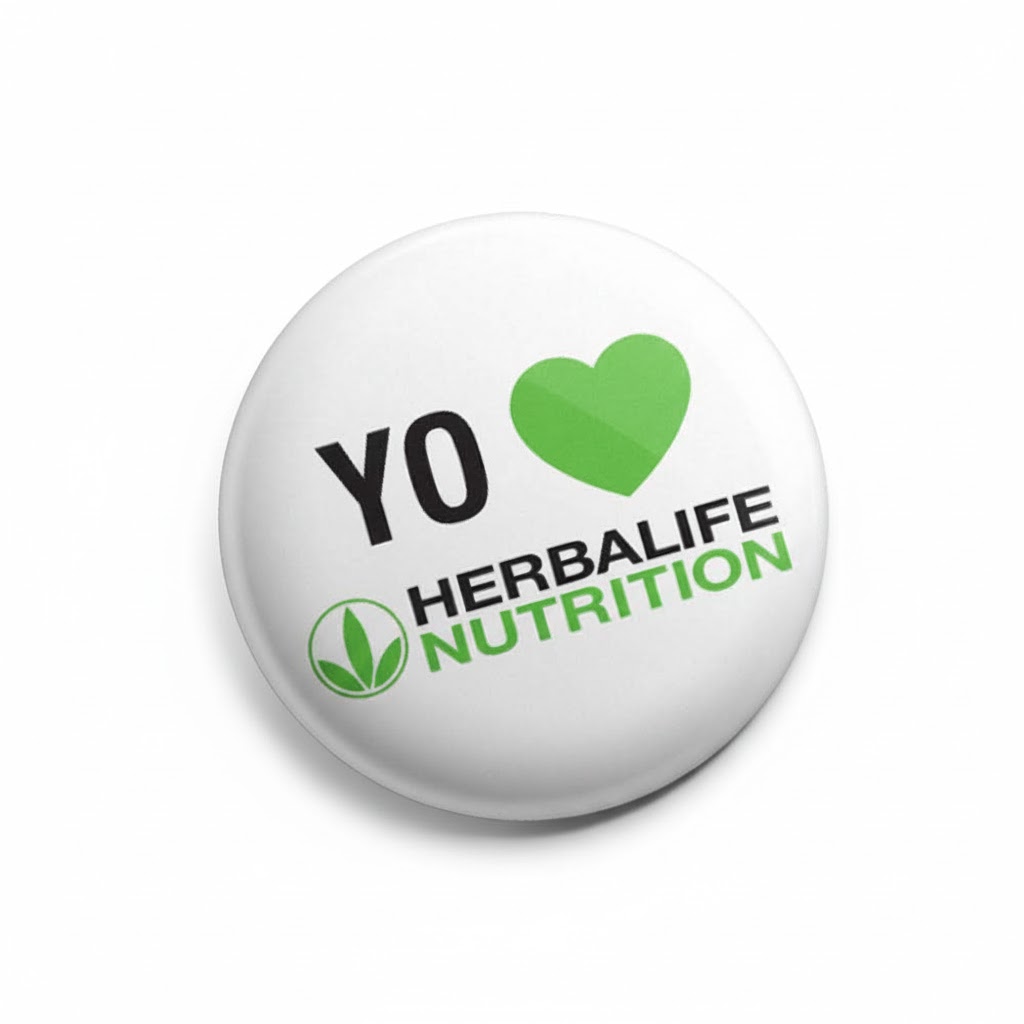 Pin Magnético Verde "Yo Herbalife Nutrition"