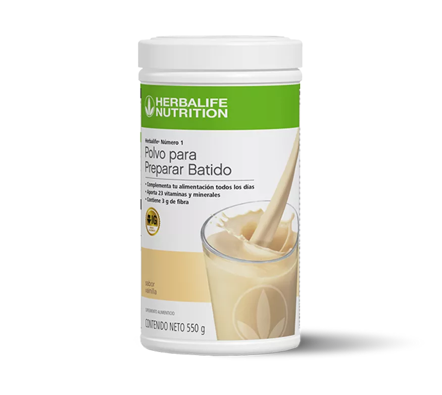 Herbalife® Número 1 Polvo para Preparar Batido sabor vainilla 550 g