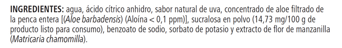 Herbal Aloe Concentrado sabor uva 473 ml