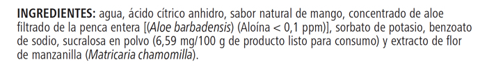 Herbal Aloe Concentrado sabor mango 473 ml (473 g)