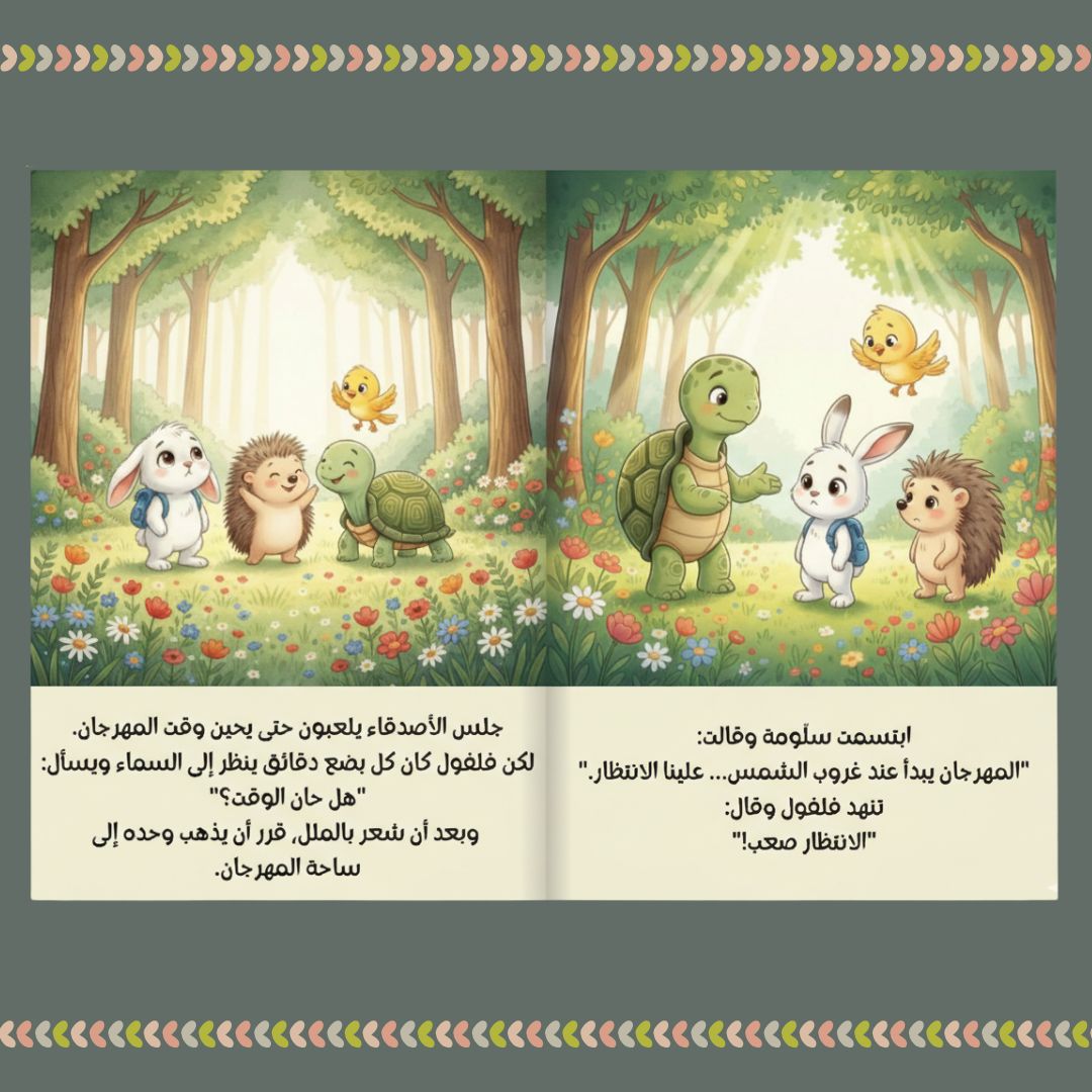 فلفول يتعلم الصبر 