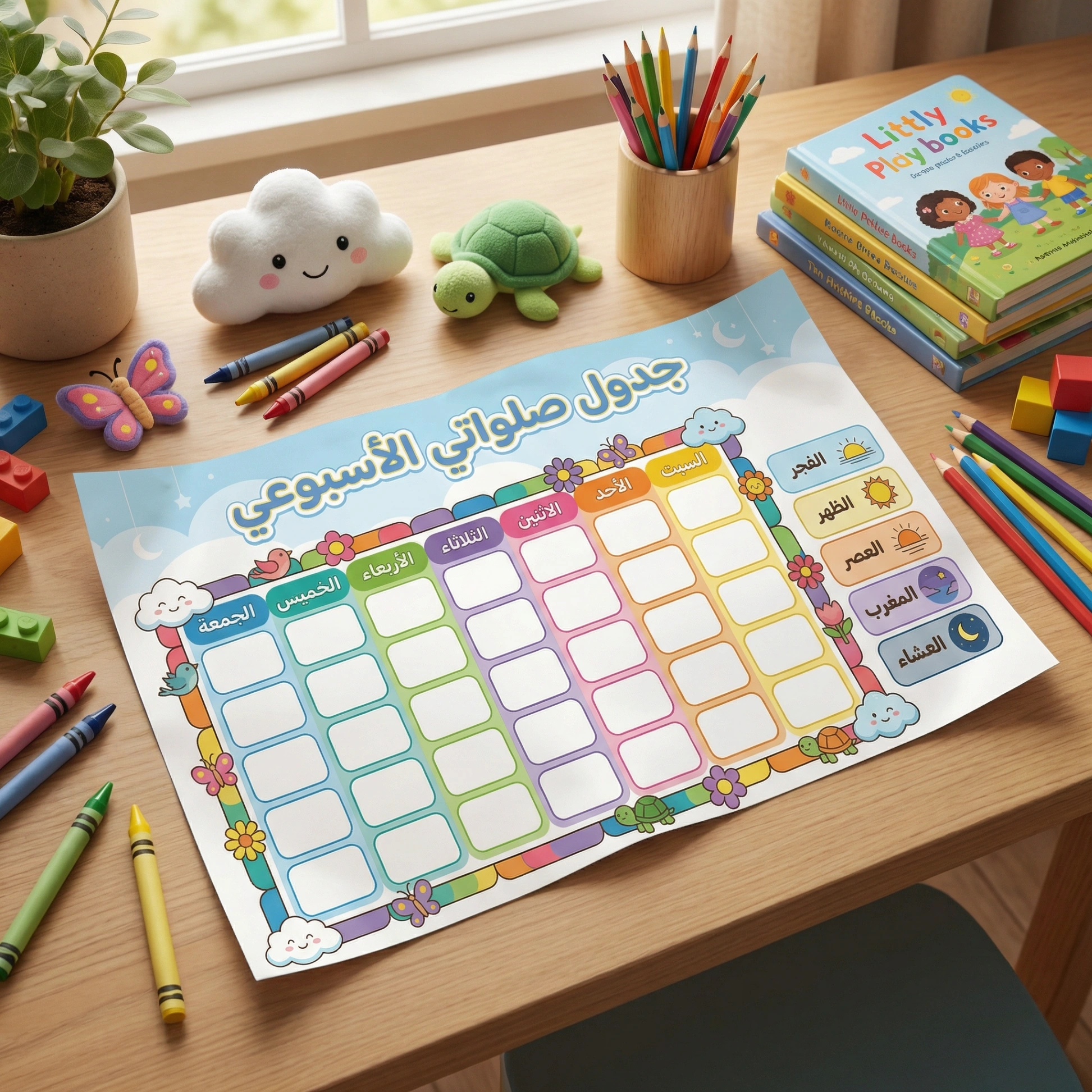 جدول صلواتي اﻹسبوعي