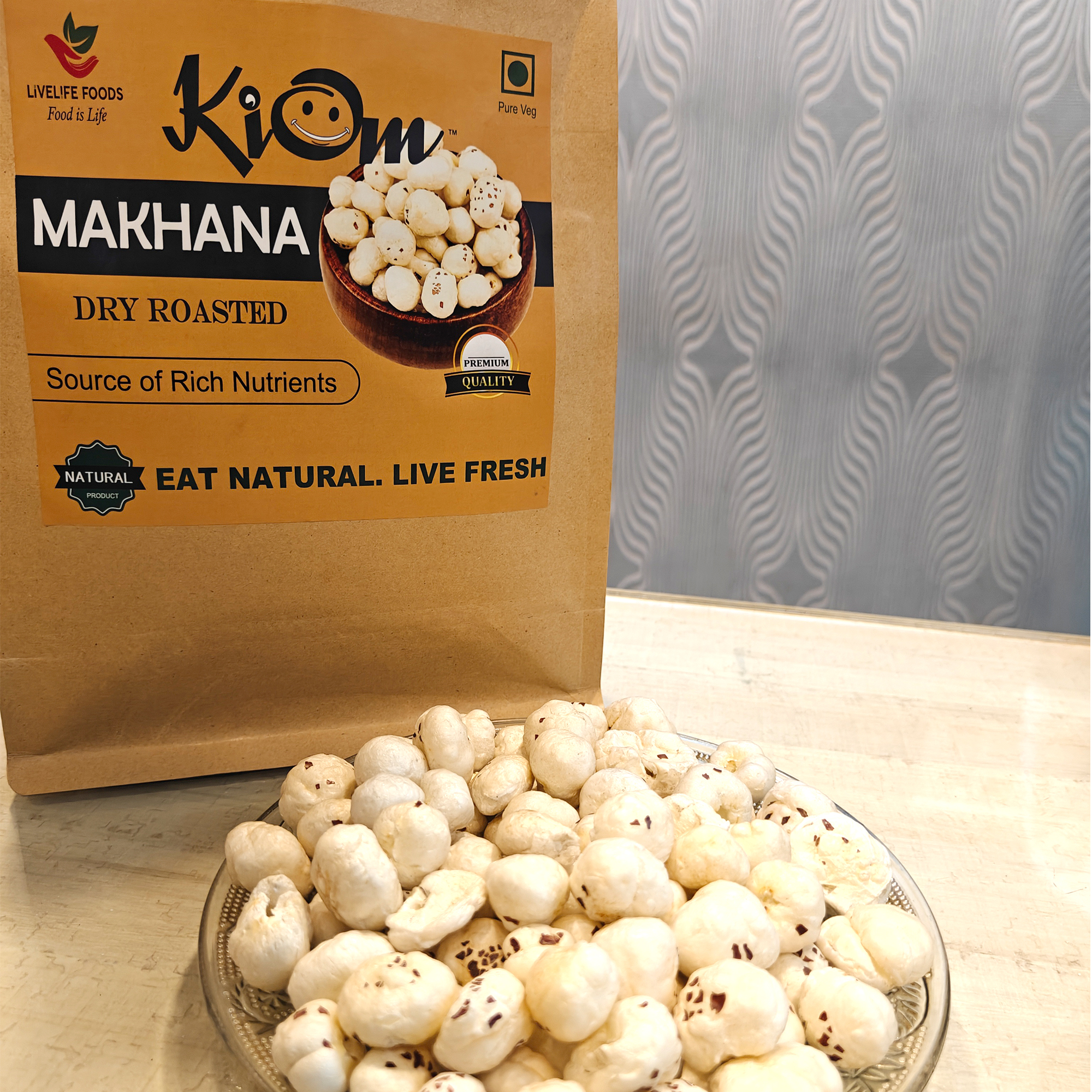 Kiom Dry Roasted Makhana