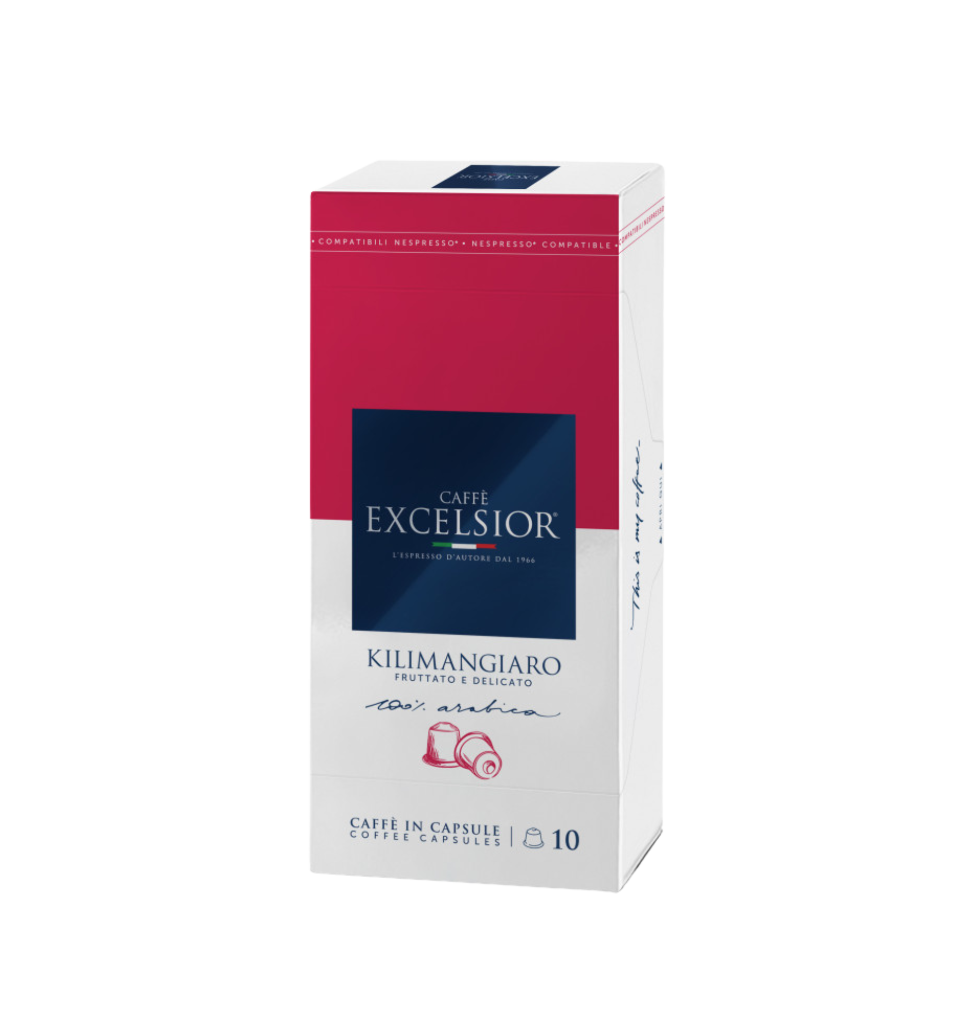 Caffè Excelsior Kilimangiaro Coffee Capsules - 10 pieces