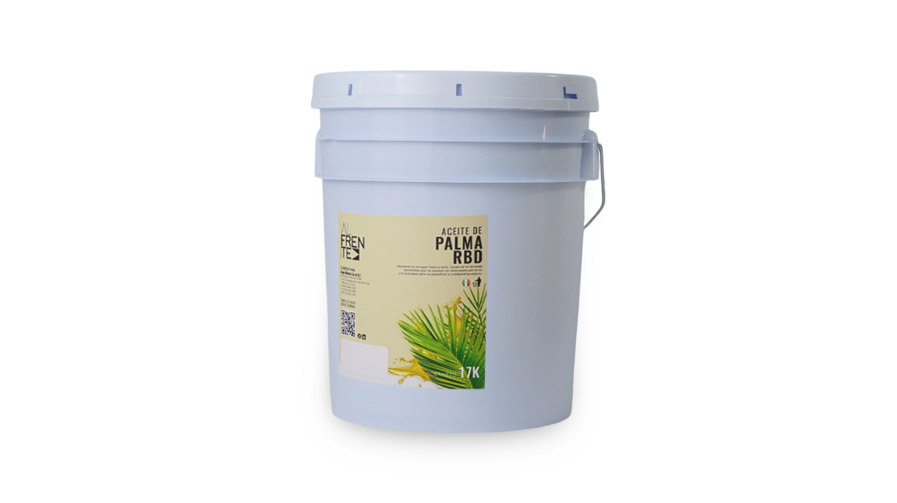 Aceite de palma RBD en cubeta de 19 litros