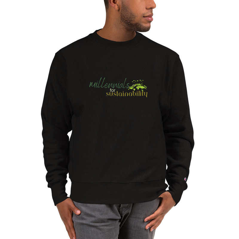 Millennials for Sustainability Black Sweatshirt