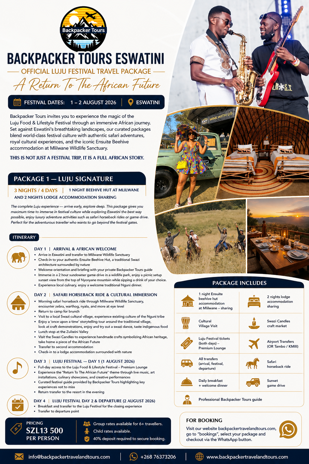Luju Signature - Festival Package 1