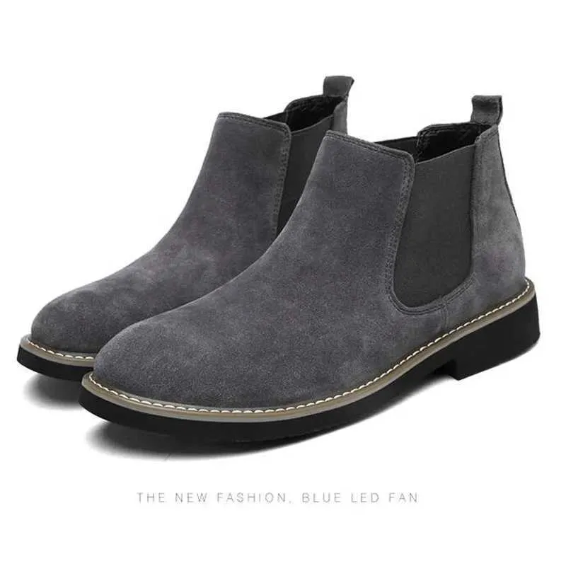 Men's Suede Chelsea Boots