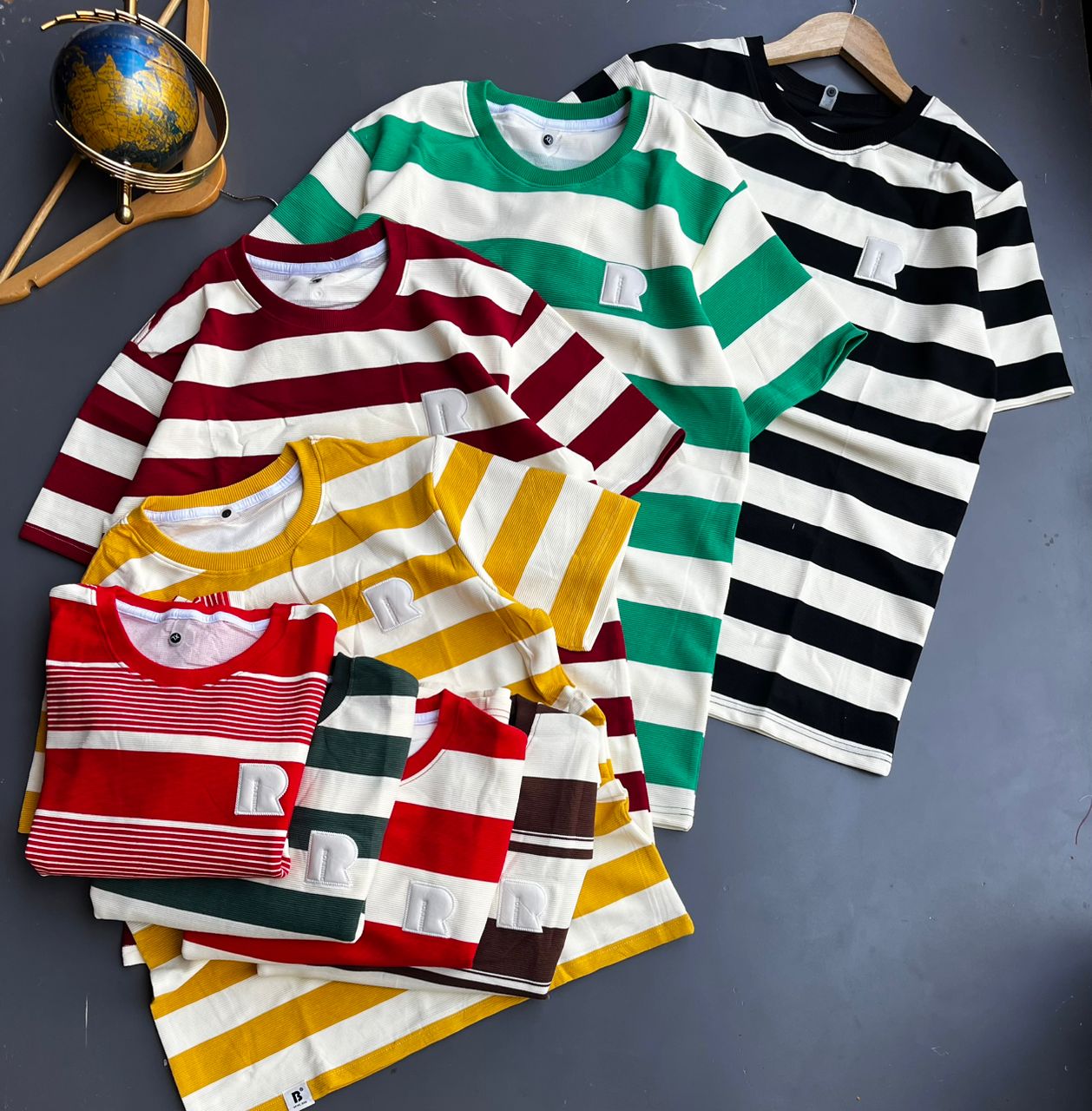 Striped Cotton T-Shirts