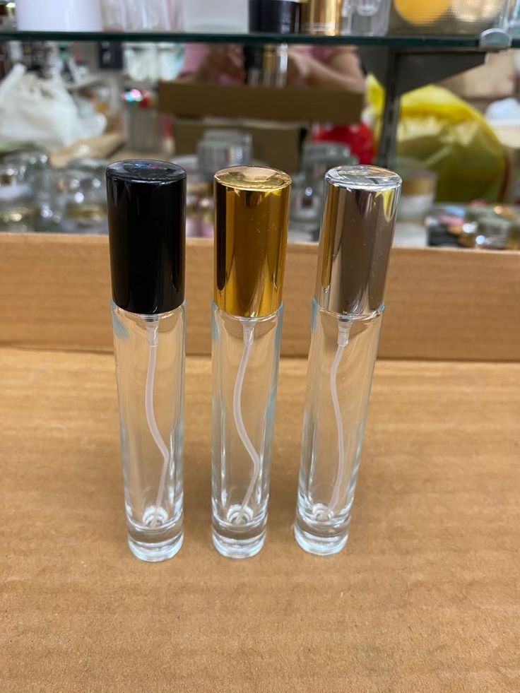 Empty Glass Perfume Atomizer Bottles