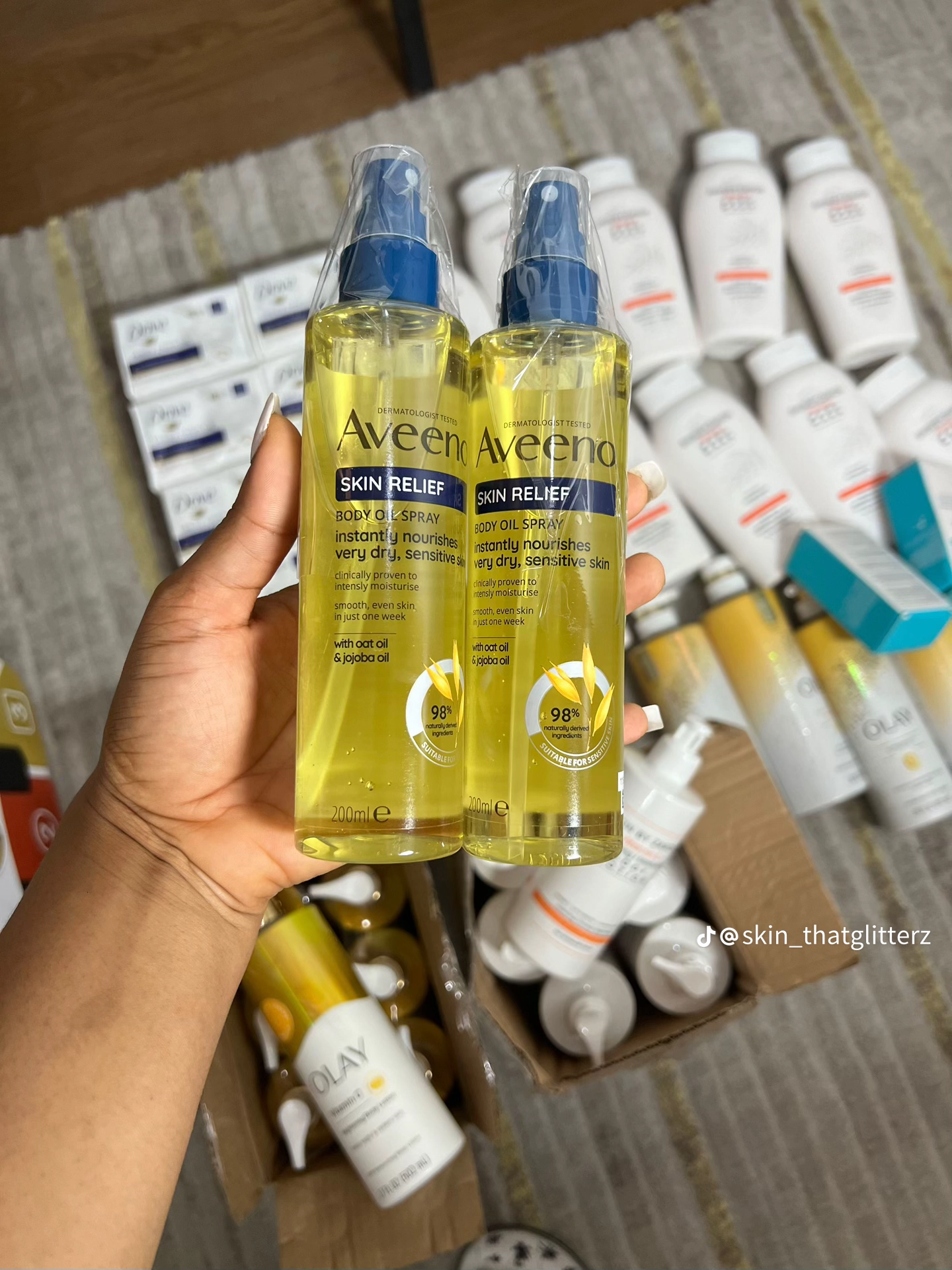 Aveeno Skin Relief Body Oil Spray